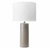 NLD GREY CERAMIC TABLE LAMP - 28