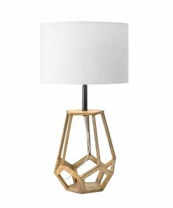 NLD LIGHTING WOOD TABLE LAMP - CHELSEA 23 (INDIA)