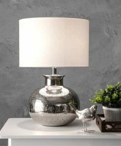 NLD METAL ETCHED WIRE TABLE LAMP - 23