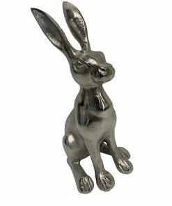 BD NICKEL FINISHED ALUMINUM RABBITS