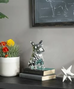 UT FAUNA FRENCH BULLDOG, SILVER 9"