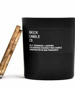 BC TEAKWOOD + LEATHER BLACK