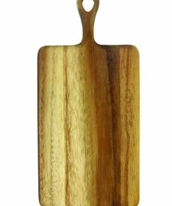 BH ACACIA RECTANGULAR BOARD WITH HANDLE ENTERTAINING