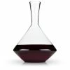 VK COCKTAILS ANGLED CRYSTAL WINE DECANTER