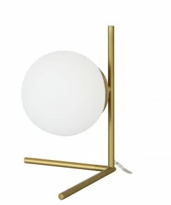 SBD GOLD & GLASS SPHERE TABLE LAMP - 16