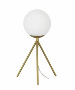 SBD GOLD & GLASS SPHERE TABLE LAMP - 14