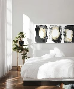 LBD How Wonderful It Is Triptych By FORM Design Studio BLACK