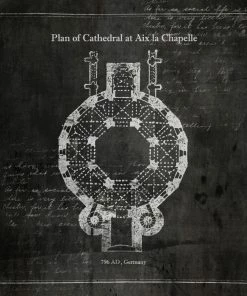 LBD Plan Of Cathedral At Aix La Chapelle