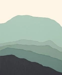 LBD Blue Flow II By Beverly Fuller JAPANDI