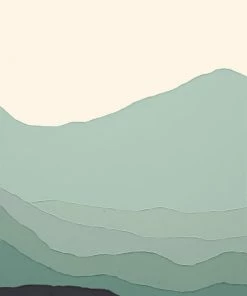 LBD Blue Flow III By Beverly Fuller JAPANDI