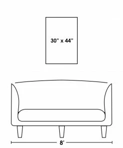 LBD Quartered V WALL ART