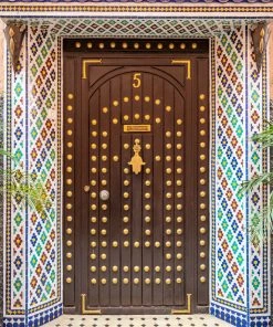 LBD WALL ART Marrakech Colored Tiles By Richard Silver