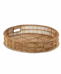 TXD BOHO LIANA ROUND SERVING TRAY