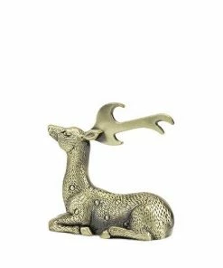 VK COCKTAILS BRASS DEER BOTTLE OPENER