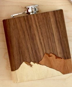 COCKTAILS WOOD FLASKS