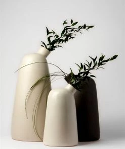 BD CERAMIC FRISO VASE BLACK