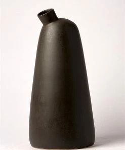 BD CERAMIC FRISO VASE BLACK