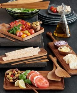 TXD ENTERTAINING CHIKU SALAD SERVERS SET