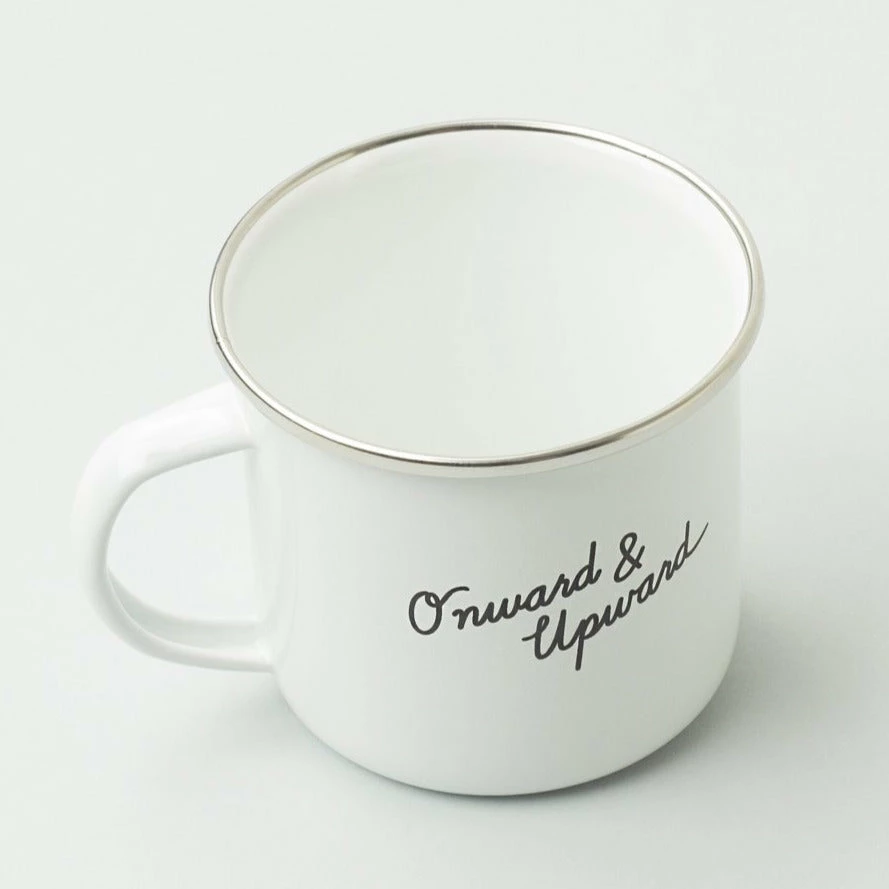 AF WHITE ENAMEL MUGS KITCHEN 4 AF WHITE ENAMEL MUGS KITCHEN