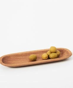 CL FRENCH OAK SNACK TROUGH ENTERTAINING