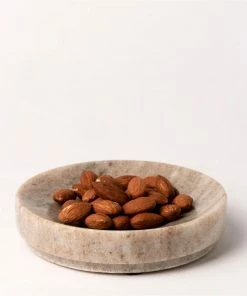 BD BATH GALAXY MARBLE ROUND FLARED KEY DISH