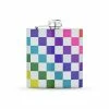 VK COCKTAILS CHECKERED RAINBOW FLASK 2 VK COCKTAILS CHECKERED RAINBOW FLASK