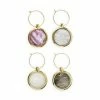 VK AGATE WINE CHARMS (SET OF 4) COCKTAILS