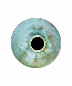 BV JADE REACTIVE GLAZE CERAMIC VASE SKY & WATER