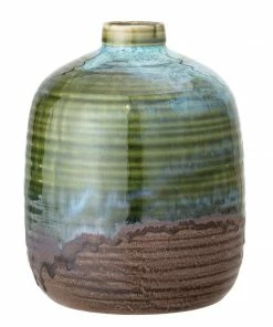 BV JADE REACTIVE GLAZE CERAMIC VASE SKY & WATER