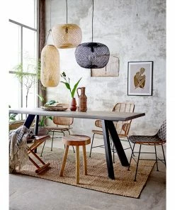 BV BLACK BAMBOO BASKET PENDANT