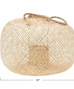 BV HYGGE BAMBOO HANDWOVERN BUBBLE LANTERN 10 BV HYGGE BAMBOO HANDWOVERN BUBBLE LANTERN
