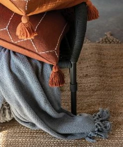 BV HEATHER COTTON TASSELED THROW 10 BV HEATHER COTTON TASSELED THROW