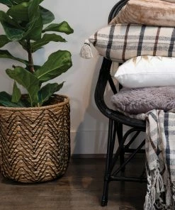 BV FJORD AUTUMN PLAID THROW COZY UP