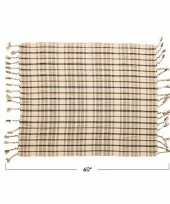 BV FJORD AUTUMN PLAID THROW COZY UP