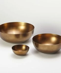 BH ENTERTAINING BRONZE COBBLED BOWL