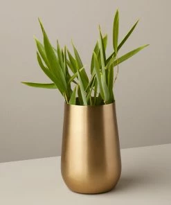 BH SATIN GOLD VASE