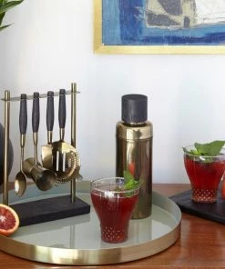 BH BLACK MANGO & BRONZE COCKTAIL SHAKER 7 BH BLACK MANGO & BRONZE COCKTAIL SHAKER