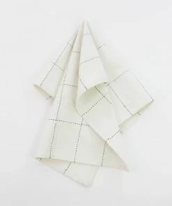 AN FAIR TRADE BONE WHITE TEA TOWELS (INDIA)