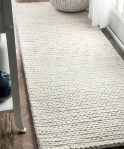 NLD HYGGE CHUNKY CABLE HANDWOVEN NAVY