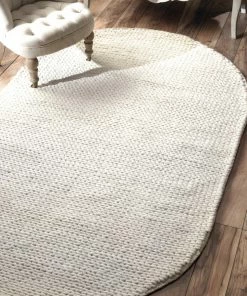 NLD CHUNKY CABLE HANDWOVEN IVORY