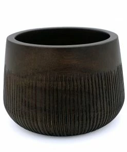 CL BLACK CHISELED BOWL