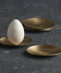 CL BRASS SMALL SERVING PLATES