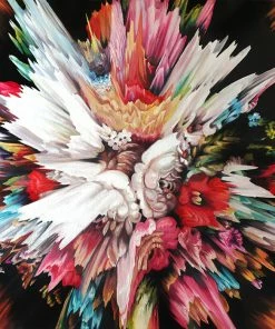 STAG & MANOR FLORAL GLITCH II By Kate Tova