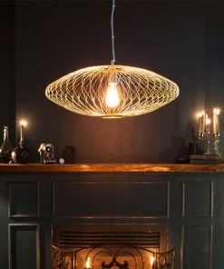 NVD GOLD COPPER ARTSA PENDANT