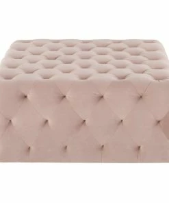 NVD BLACK TUFTY OTTOMANS