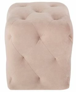 NVD BLACK TUFTY OTTOMANS