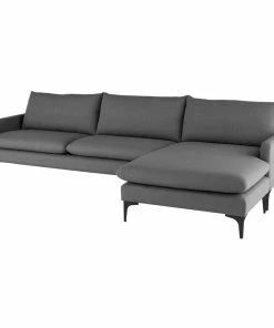 NVD ANDERS SECTIONAL BLACK