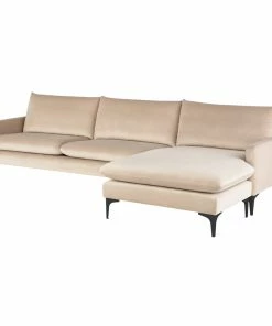 NVD ANDERS SECTIONAL BLACK