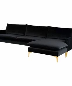 NVD ANDERS SECTIONAL BLACK