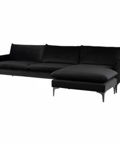NVD ANDERS SECTIONAL BLACK